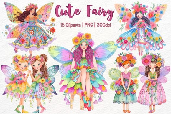 Fairy Watercolor Illustrations: Sublimation PNG Review