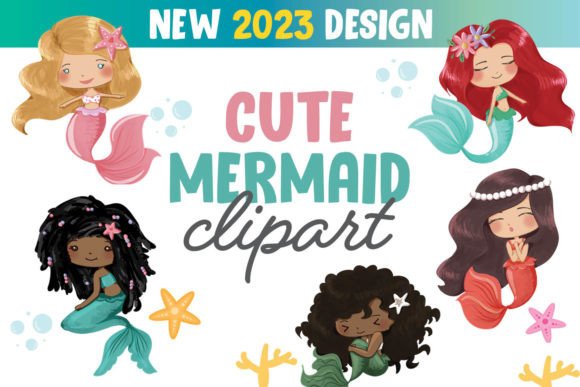 Watercolor Cute Mermaids Clipart: An Embroidery Review