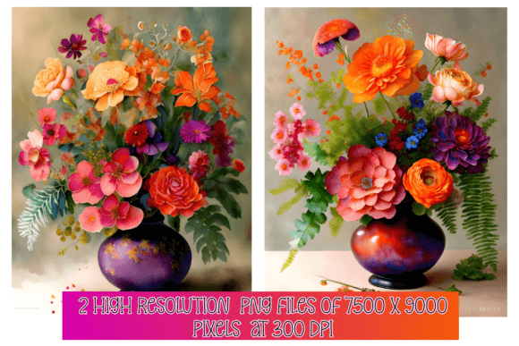 Watercolor Elegant Flowers: Illustrations for Commercial Use