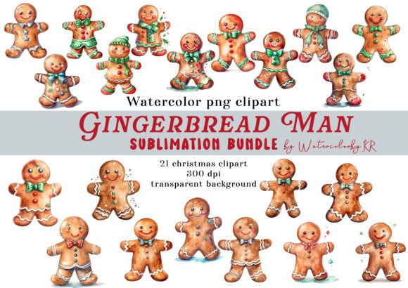 Watercolor Gingerbread Man Bundle: A Stitch Test