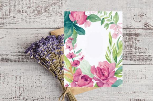 Watercolor Invitation Card Background: Illustrations Review