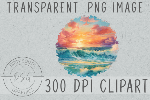 Watercolor Ocean Sun: An Embroidery Design Review